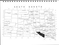 South Dakota State Map, Charles Mix County 1986